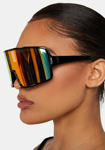 Robo Call Oversized Sunglasses