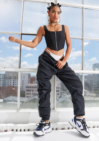 Onyx Time To Shine Corset Top