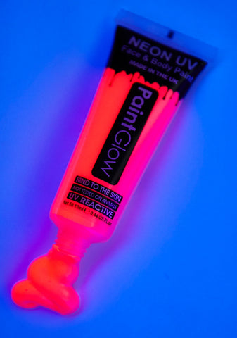 Pastel Coral Rave On UV Face N’ Body Paint