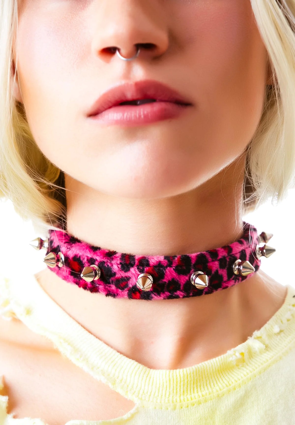 Animal Party Spiked Choker
