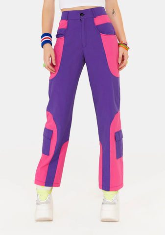 Violet Anything's Possible Cargo Pants