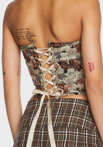 Bear Hugs Corset Top