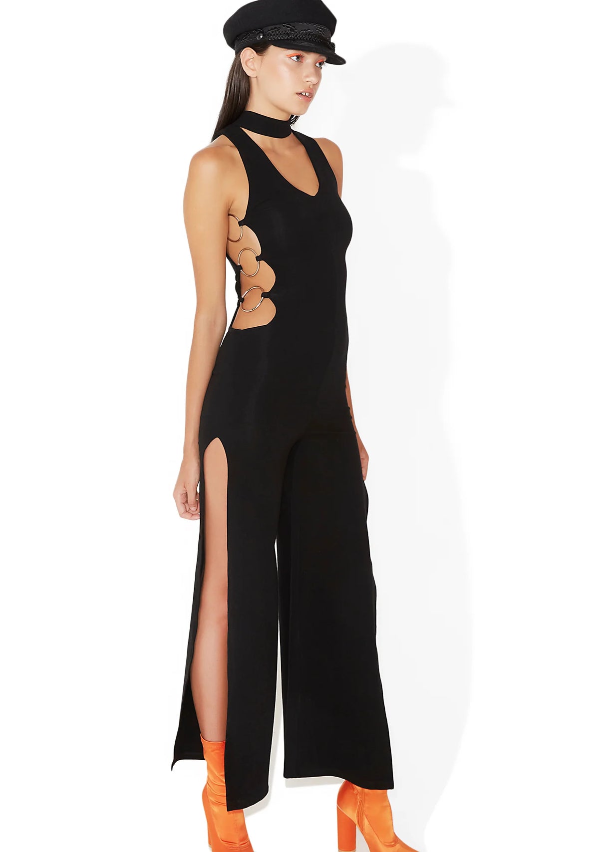 Ladies Night Cut-Out Jumpsuit