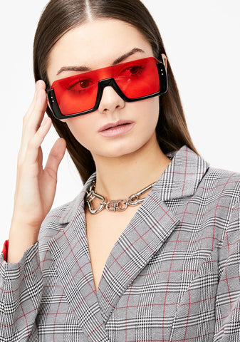 Spicy Cut Off Oversized Sunglasses