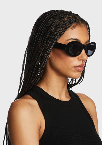 Velvet Eye Oval Sunglasses