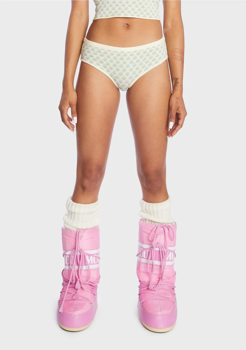 Little Flower Knit Panty