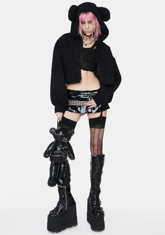 Drawstring Coat Jacket