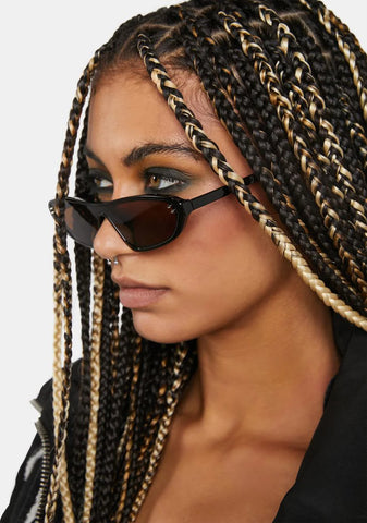 Compression Black Brown Sunglasses