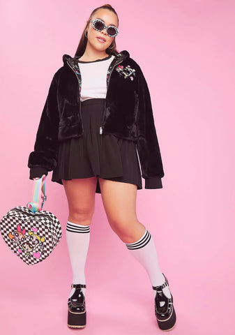 Plus Better Together Faux Fur Jacket