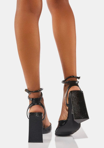 Chriselle Square Toe Heels