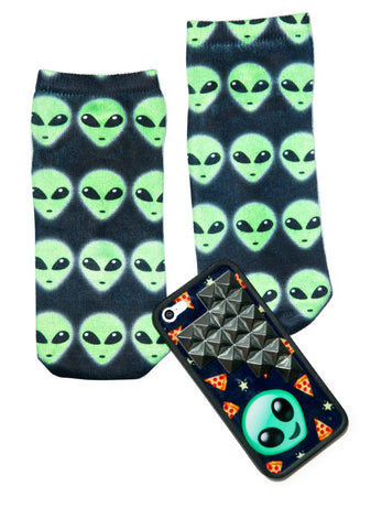 We Come In Peace Ankle Socks