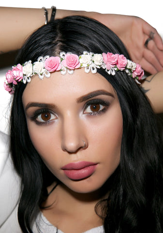 Wildwood Floral Headband - Purple