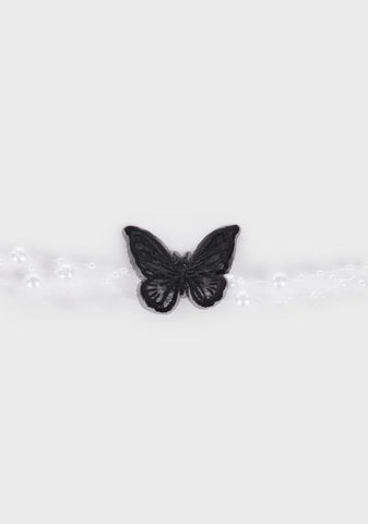 Fixated On Migration Butterfly Choker