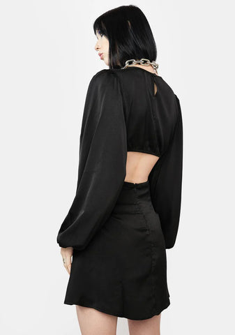 Secret Aura Cut Out Mini Dress