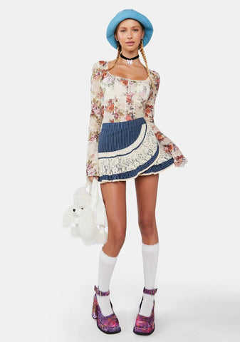 Vienna Waits Mini Skirt