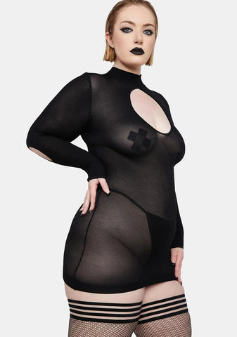 Plus Armed And Dangerous Mini Dress