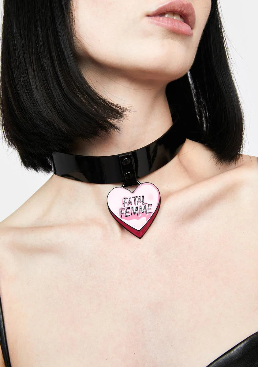 Femme-Powered Heart Choker
