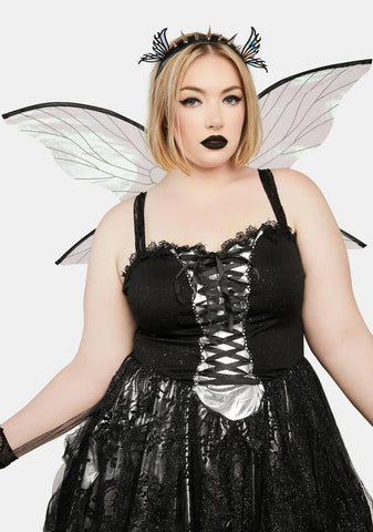 Midnight Graceful Presence Butterfly Wings