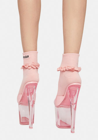 Starring Role Ruffle Socks