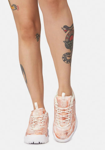 Disruptor II Rusted Leather Sneakers