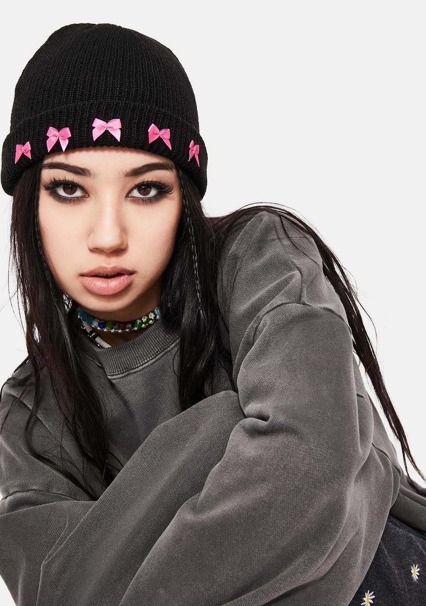 Danger In Disguise Bow Beanie