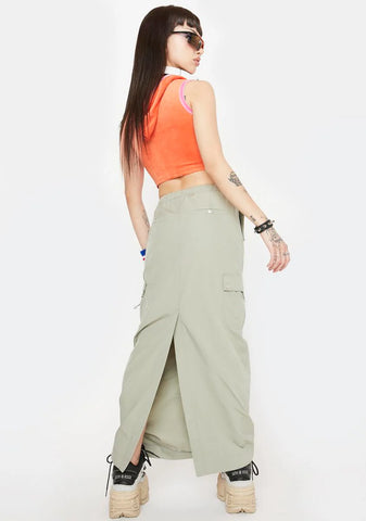 Sage Gone Backpacking Maxi Skirt
