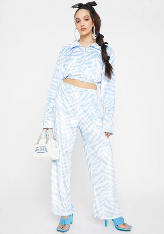 Icy Zebra Perfect Places Sweater