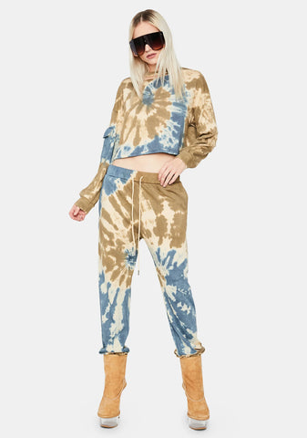 Hope You're Happy Tie Dye Sweatshirt