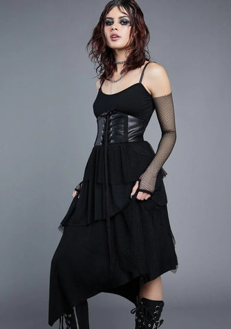 Orchestrated Chaos Midi Dress