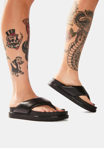 Erin Leather Thong Sandals