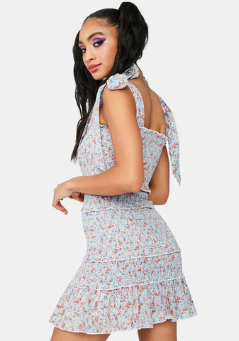 Sky Love What Matters Floral Mini Dress