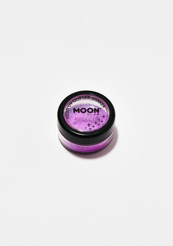 Neon Purple UV Glitter Shaker