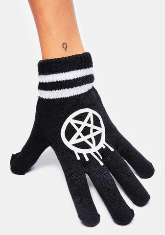 Sporty Gram Knit Gloves