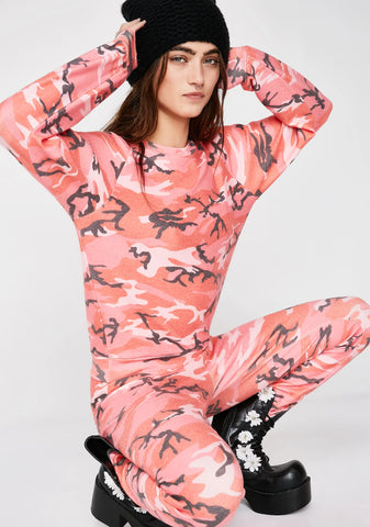 Fire Camo Junior Sweatshirt