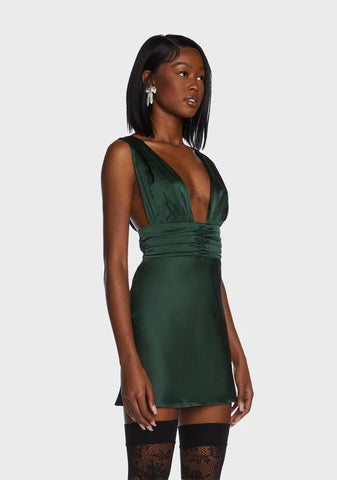 Emerald Tonight's A Celebration Mini Dress