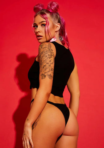 Here Kitty Kitty Tank & Panty Set