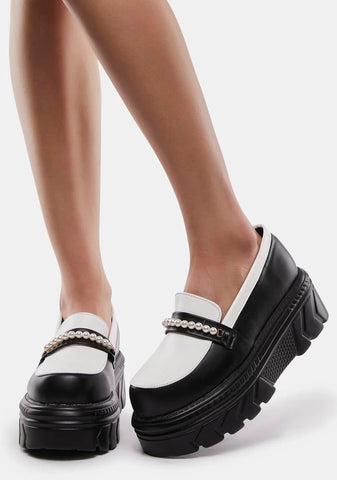 Ayoko Pearl Stomer Loafers