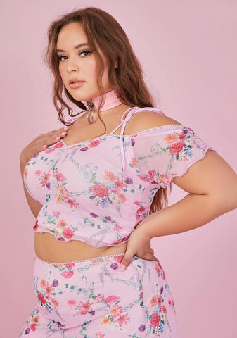 Sweet Wild Tryst Of Fate Crop Top