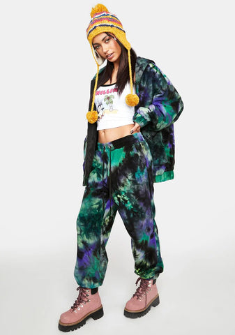 Ripple Effect Tie Dye Pants