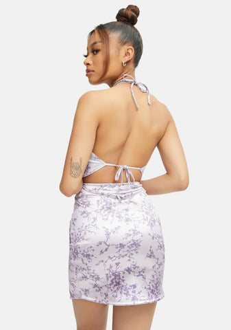 Sakura Blossom Wren Mini Skirt