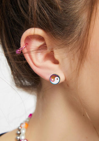 Balance The Magic Yin Yang Earrings