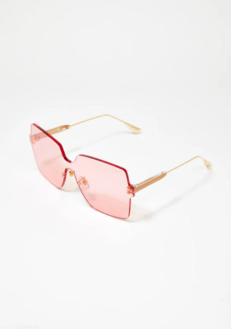 Pink Big Dipper Oversized Sunglasses