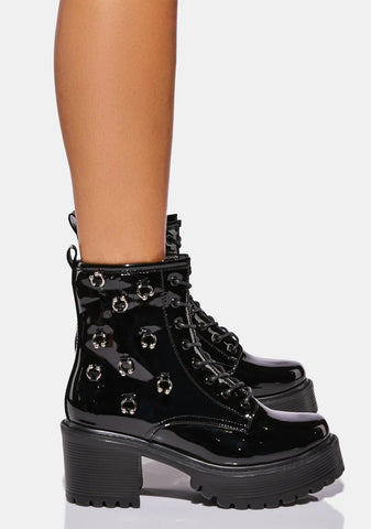Tragus Rock Combat Boots