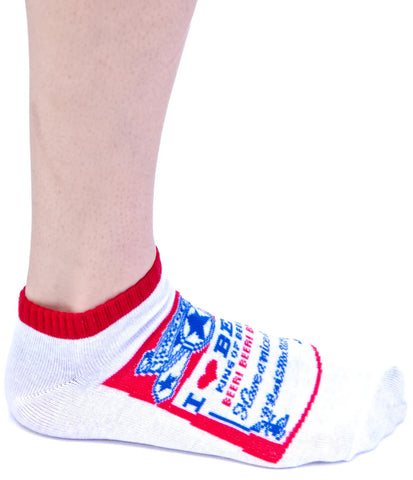 I Heart Beer Ankle Socks