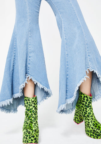 I Can Take You Higher Bell Bottom Jeans