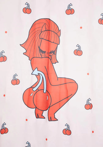 Lucy Cherry Bottom Shower Curtain