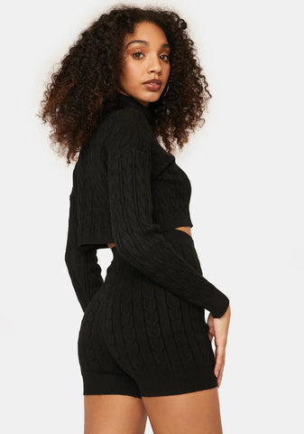 Always Slaying Knit Shorts Set