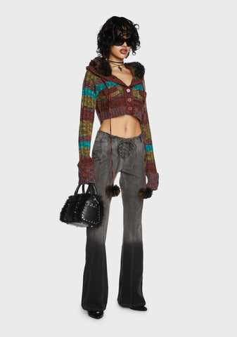 Unstructured Chaos Low-Rise Pants