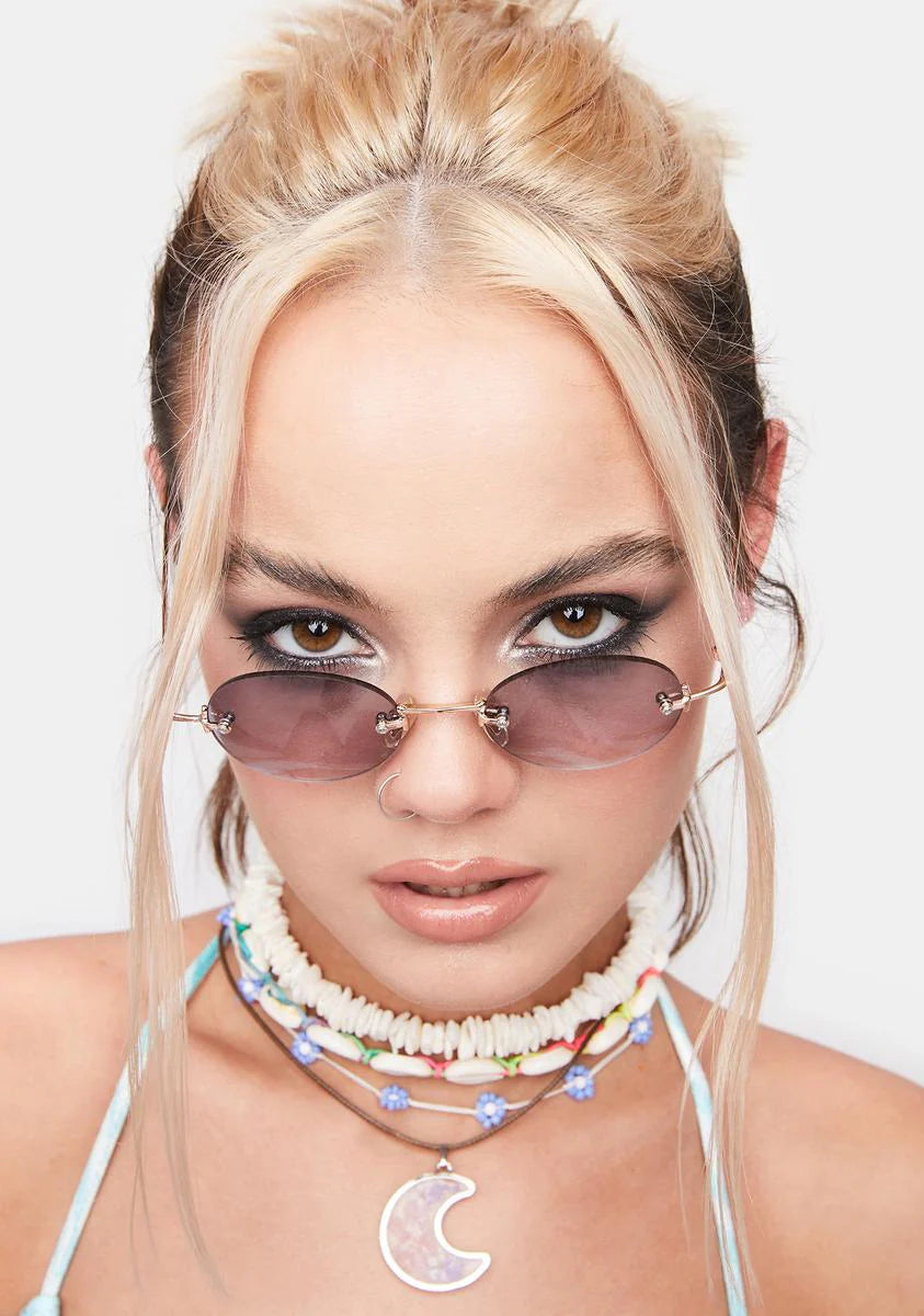 Halsey Frameless Sunglasses