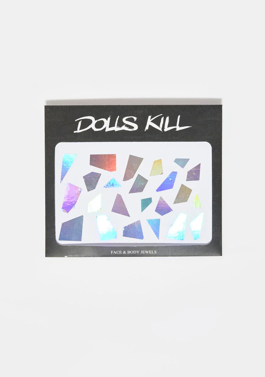 Cosmic Glow Holographic Body Stickers